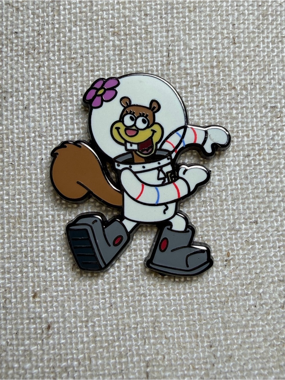 SpongeBob SquarePants Sandy Cheeks Astronaut Enamel Character Pin
